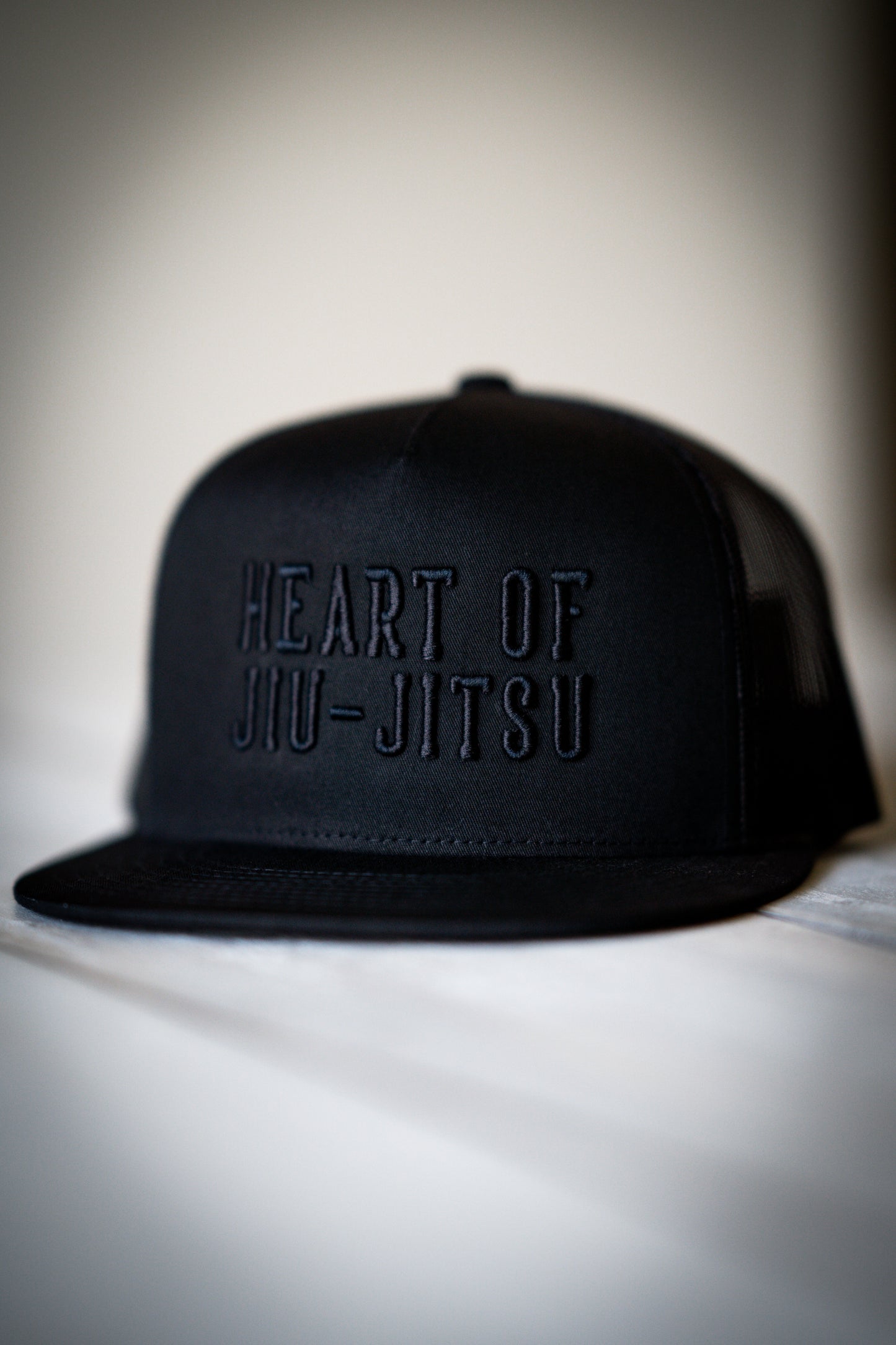 HEART OF JIU-JITSU Snapback – Black on Black