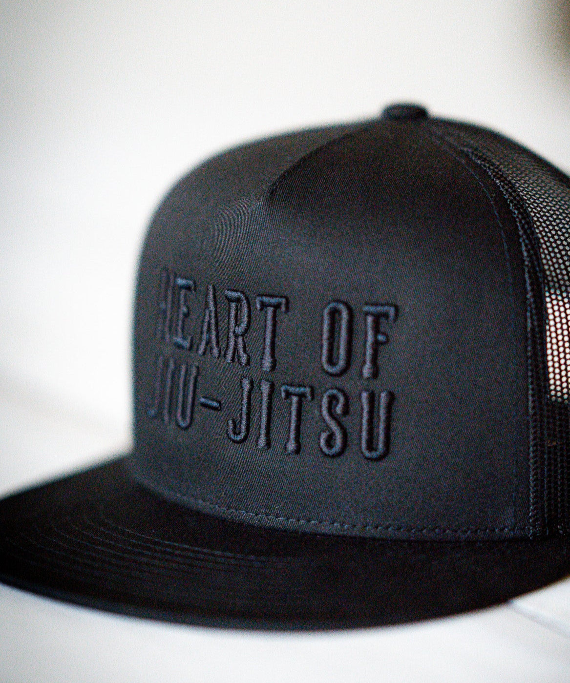 HEART OF JIU-JITSU Snapback – Black on Black