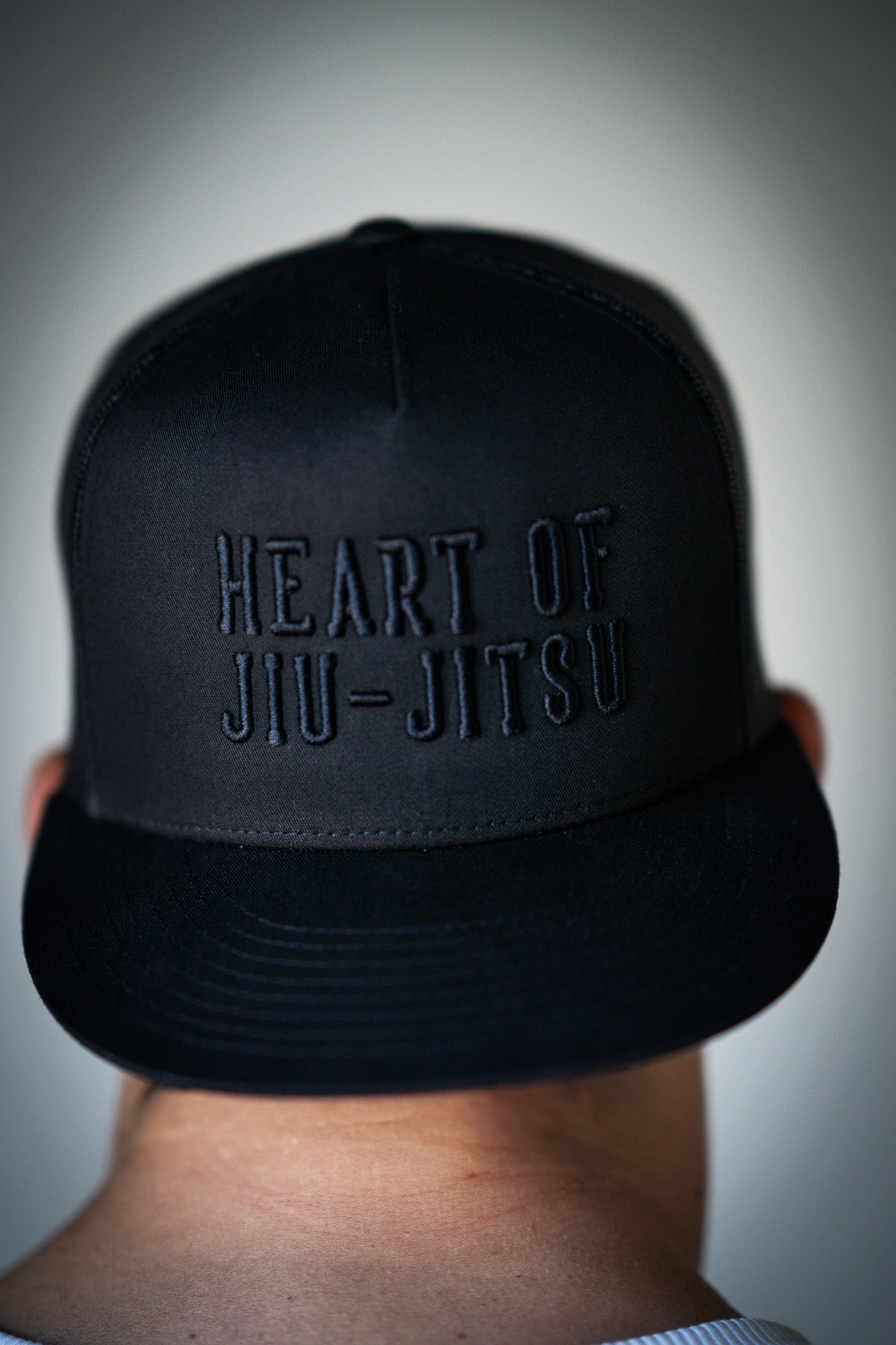 HEART OF JIU-JITSU Snapback – Black on Black