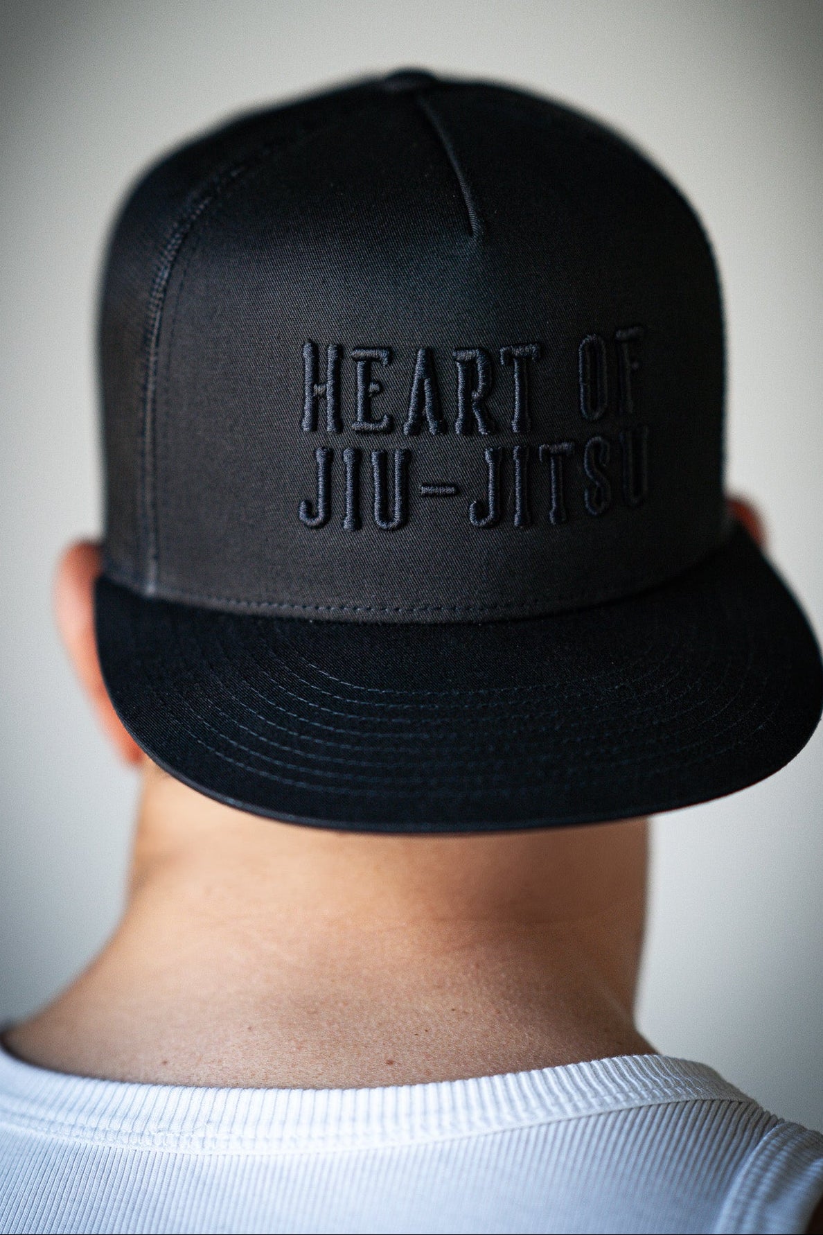 HEART OF JIU-JITSU Snapback – Black on Black