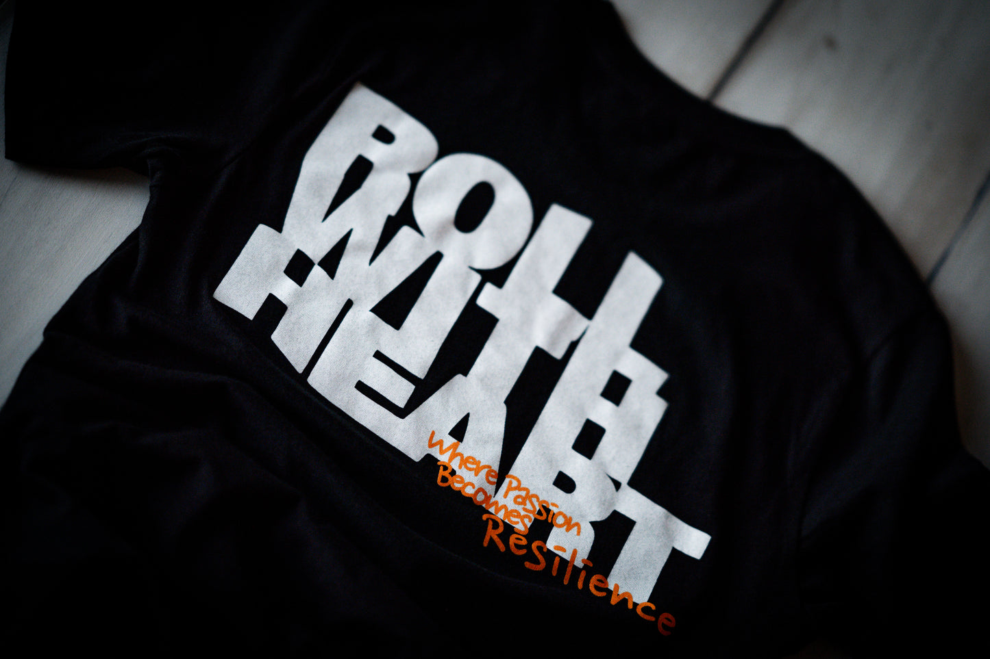 ROLL WITH HEART | Adults Collection - Where Passion Becomes Resilience t-shirt