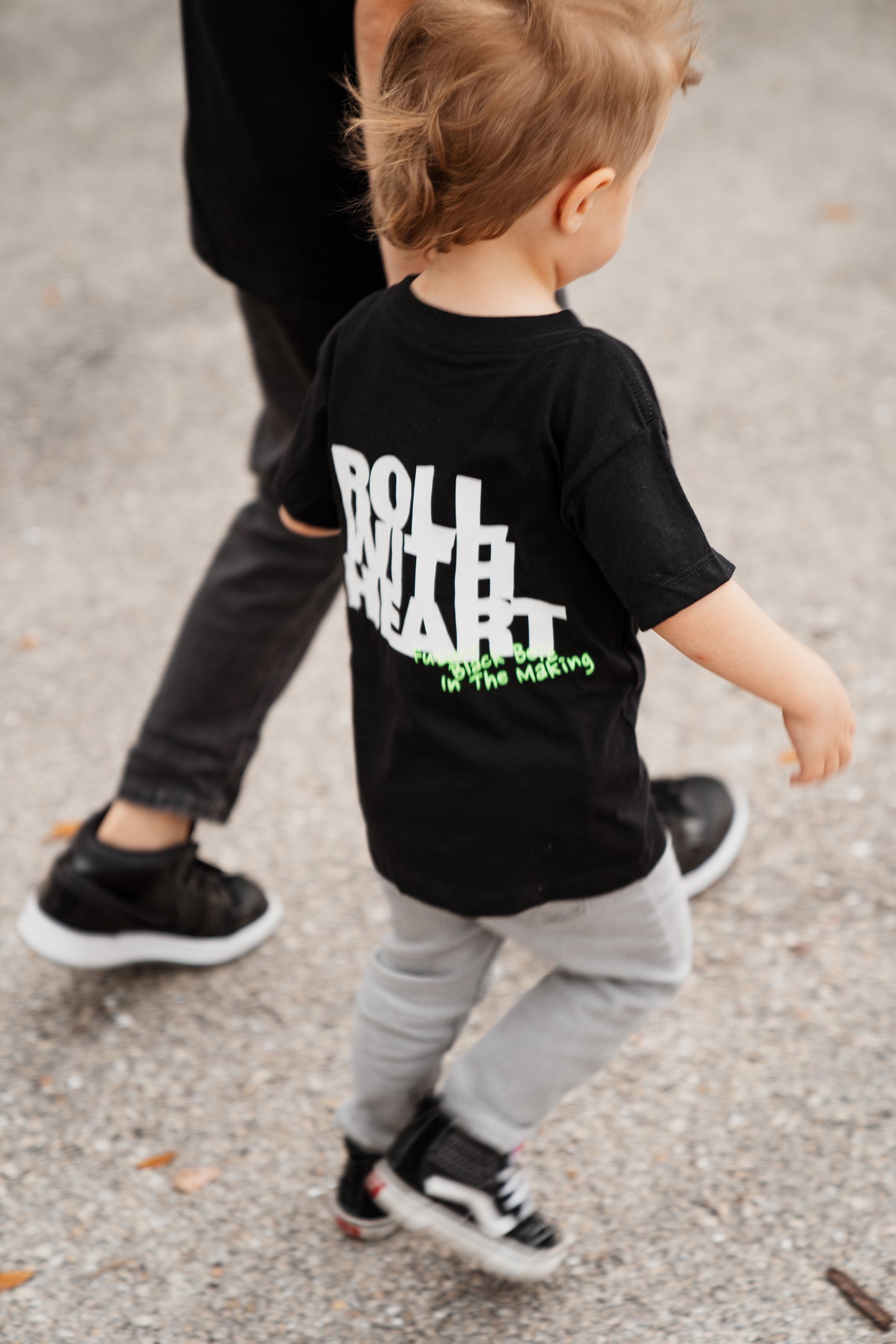 ROLL WITH HEART | Toddler Collection - Black Belt in the Making t-shirt