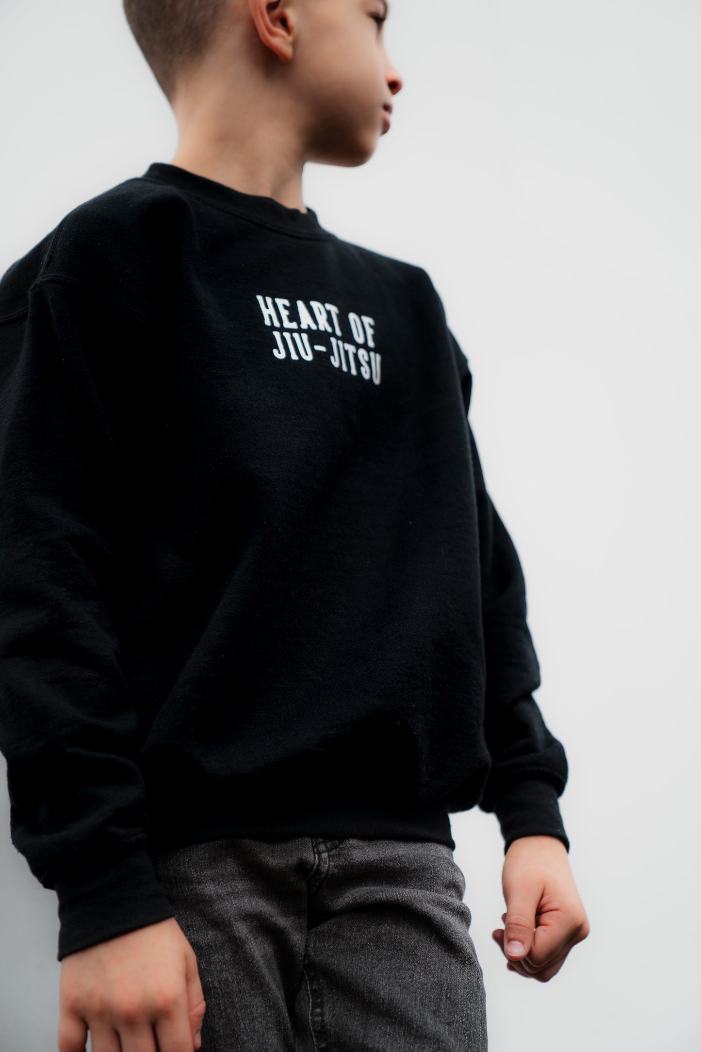 ROLL WITH HEART | Kids Collection - Where Passion Becomes Resilience Crewneck