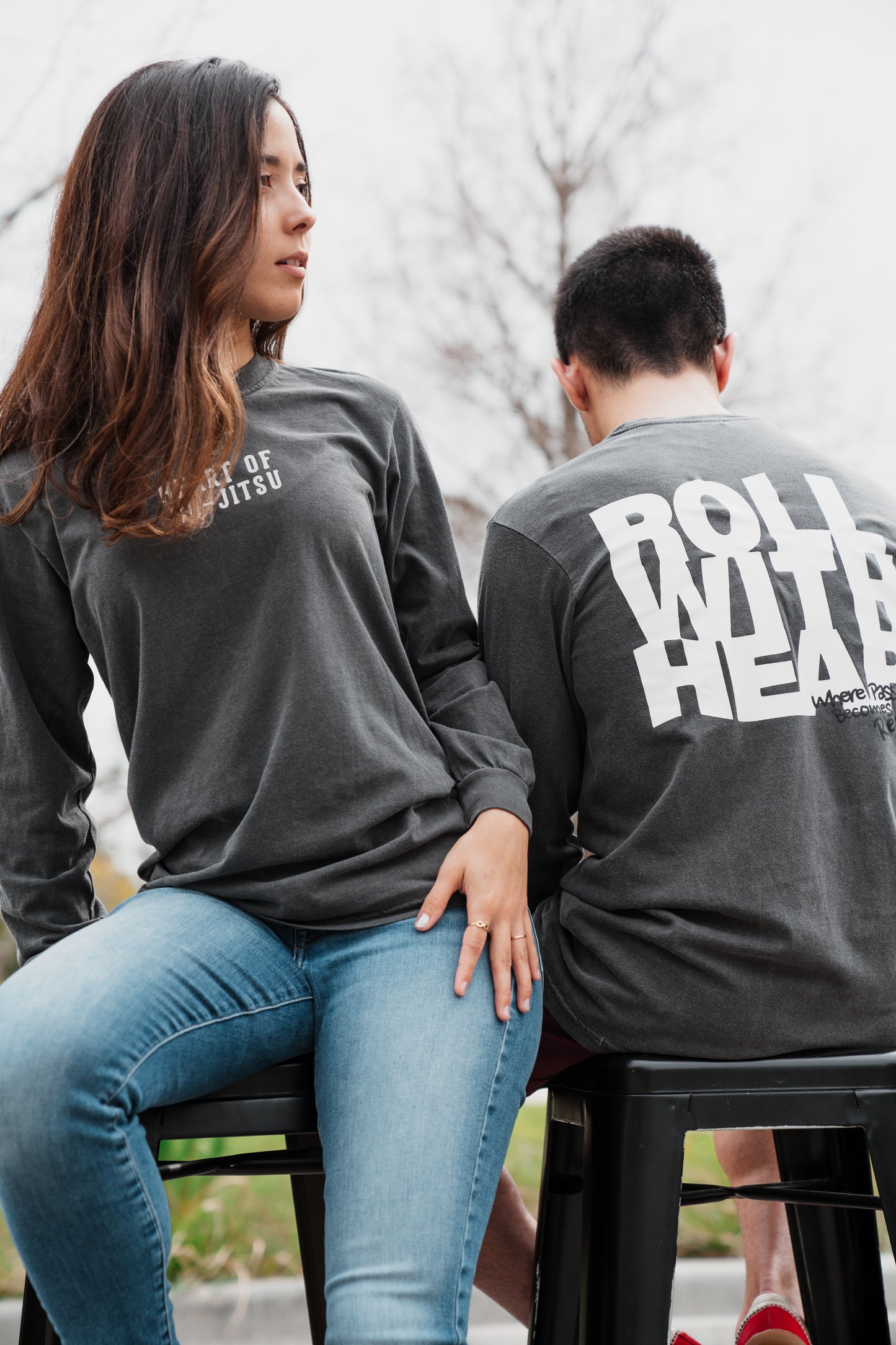 ROLL WITH HEART | Adults Collection - Where Passion Becomes Resilience Long Sleeve