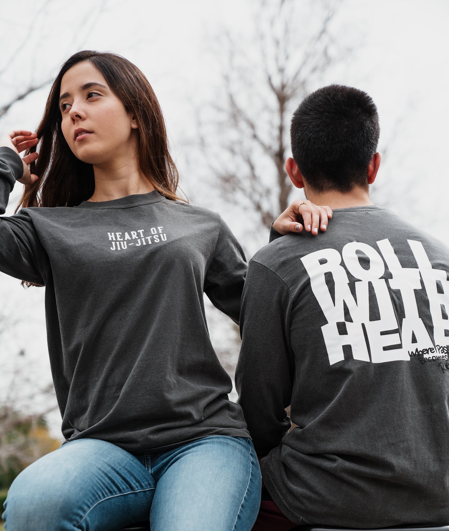 ROLL WITH HEART | Adults Collection - Where Passion Becomes Resilience Long Sleeve