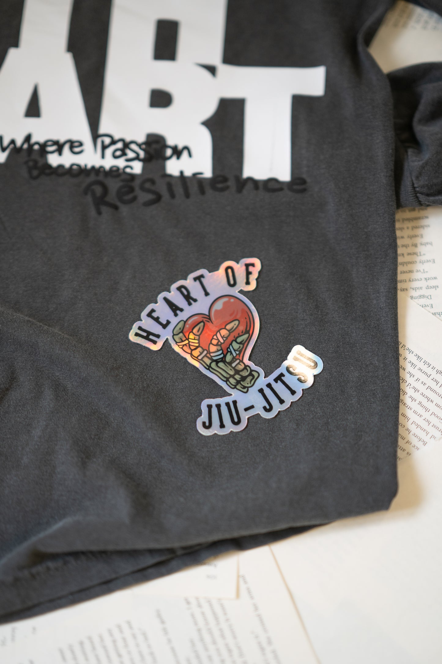 ROLL WITH HEART | Adults Collection - Where Passion Becomes Resilience Long Sleeve